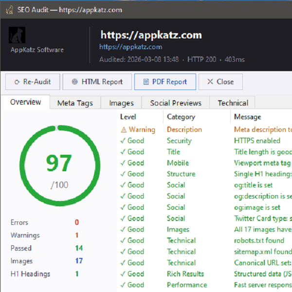 SEO Site Auditor